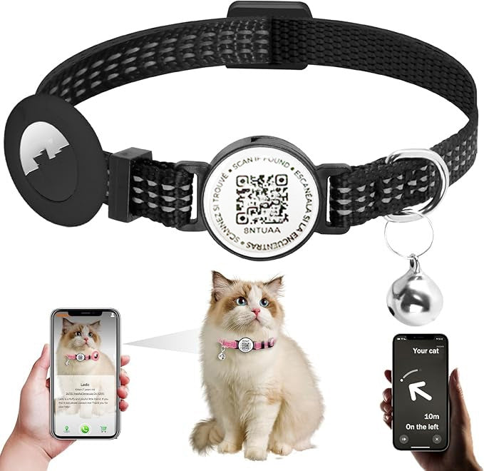QR Code Pet Collar – Anti-Lost Tracking & ID Safety Collar for Dogs & Cats