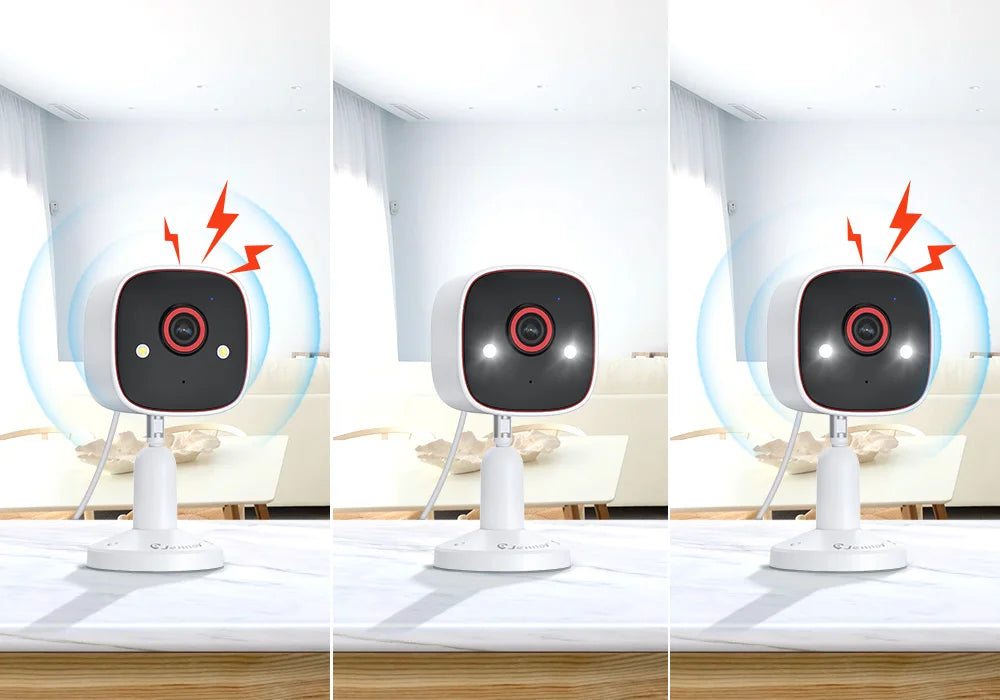 Outdoor/Indoor Security Cameras 2K HD Wireless WiFi Color Night Vision Waterproof