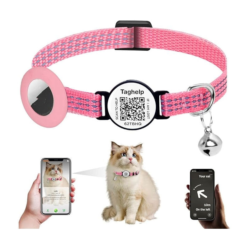 QR Code Pet Collar – Anti-Lost Tracking & ID Safety Collar for Dogs & Cats