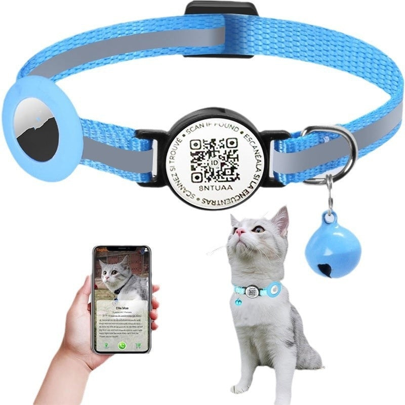 QR Code Pet Collar – Anti-Lost Tracking & ID Safety Collar for Dogs & Cats