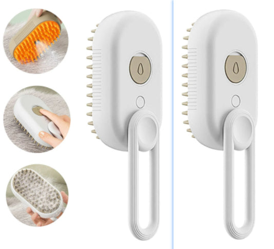 Cat Brush Steamy Dog Brush 3 In 1 Electric Spray Cat Hair Comb Remover