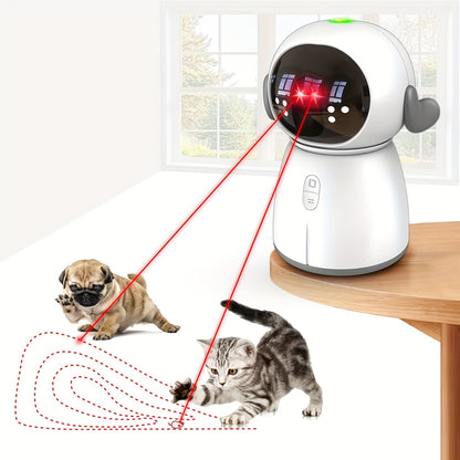 Interactive Cat Laser Toy - Dual Laser Modes & Motion-Activated Fun for Bored