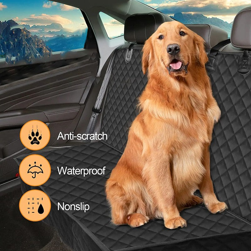 Dog Car Seat Cover Pet Safety Protector Hammock 600D Waterproof