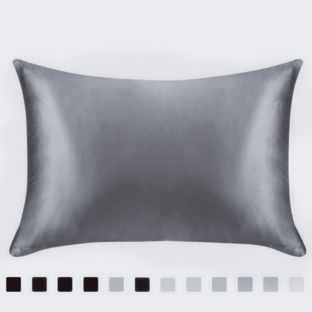 Pillowcase Satin Solid Color Simulation Silk Single