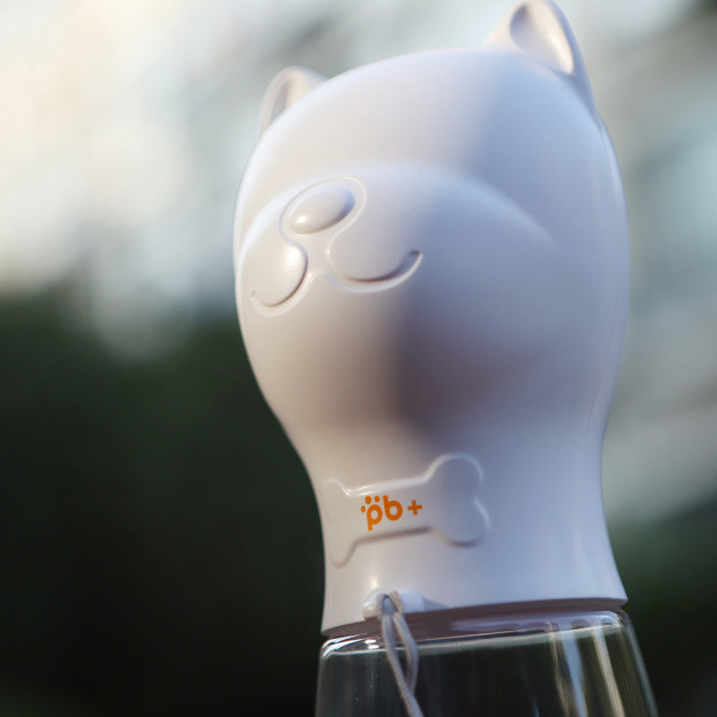 Pet Dog Drinker To Outdoors And Feed Water Bottle Portable Accompanying Cup