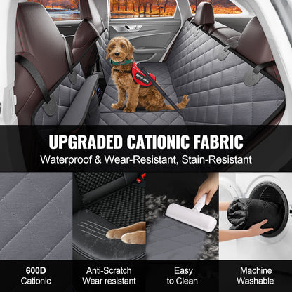 Back Seat Extender For Dogs,Dog Hammock For Car,Waterproof Hard