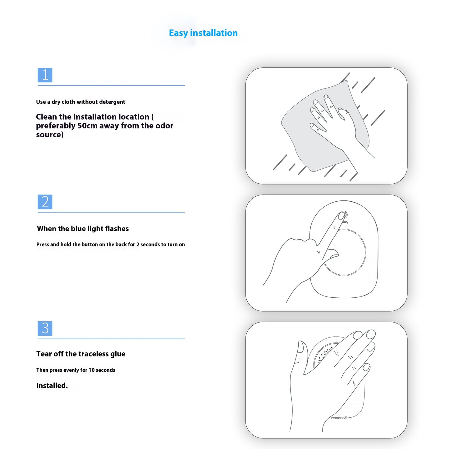 Mini Cross-border Cat Litter Ozone Disinfection Deodorant Air Cleaner Deodorizer