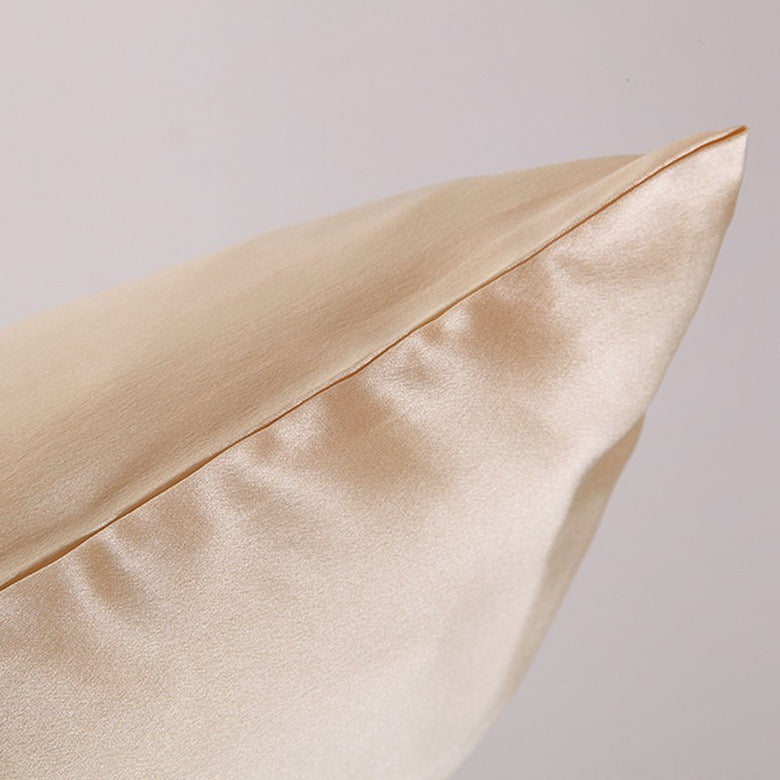 Pillowcase Satin Solid Color Simulation Silk Single