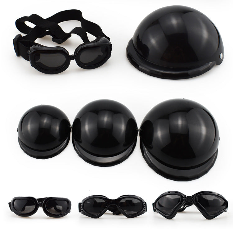 PET Helmet Dogs And Cats Outing Motorcycle Cap Headwear Pet Toy Hat