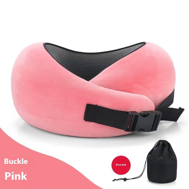 Soft Foam Travel Neck Pillow U Shape Comfortably Sleeping On Plane