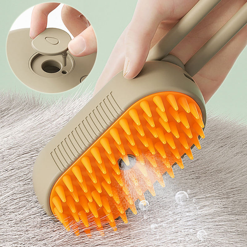 Cat Steam Brush Steamy Dog Brush 3 In 1 Electric Spray Cat Hair  Comb Hair Removal