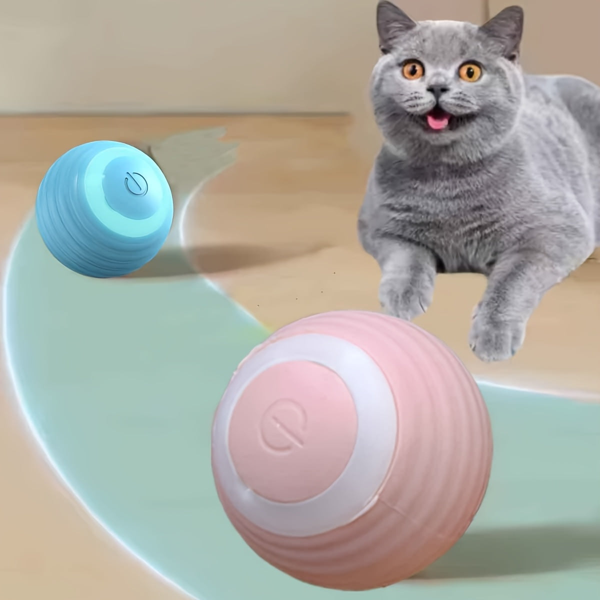 Automatic Rolling Magic Ball Electronic Interactive Cat Toy Cat Game Accessories