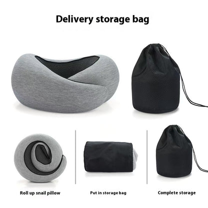 Soft Foam Travel Neck Pillow U Shape Comfortably Sleeping On Plane