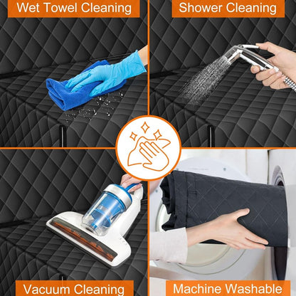 Dog Car Seat Cover Pet Safety Protector Hammock 600D Waterproof