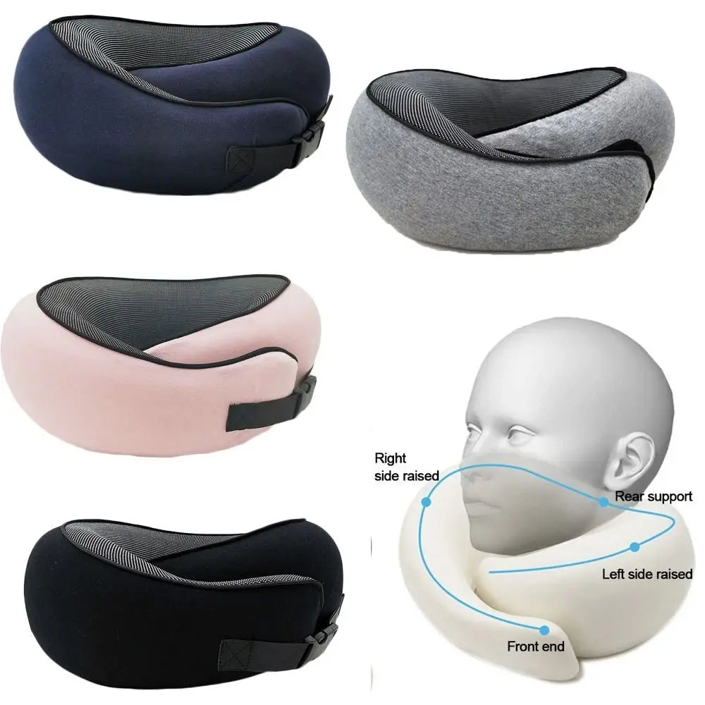 Soft Foam Travel Neck Pillow U Shape Comfortably Sleeping On Plane