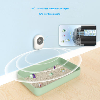 Mini Cross-border Cat Litter Ozone Disinfection Deodorant Air Cleaner Deodorizer