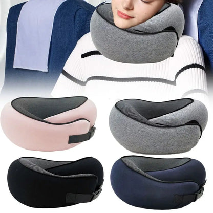 Soft Foam Travel Neck Pillow U Shape Comfortably Sleeping On Plane
