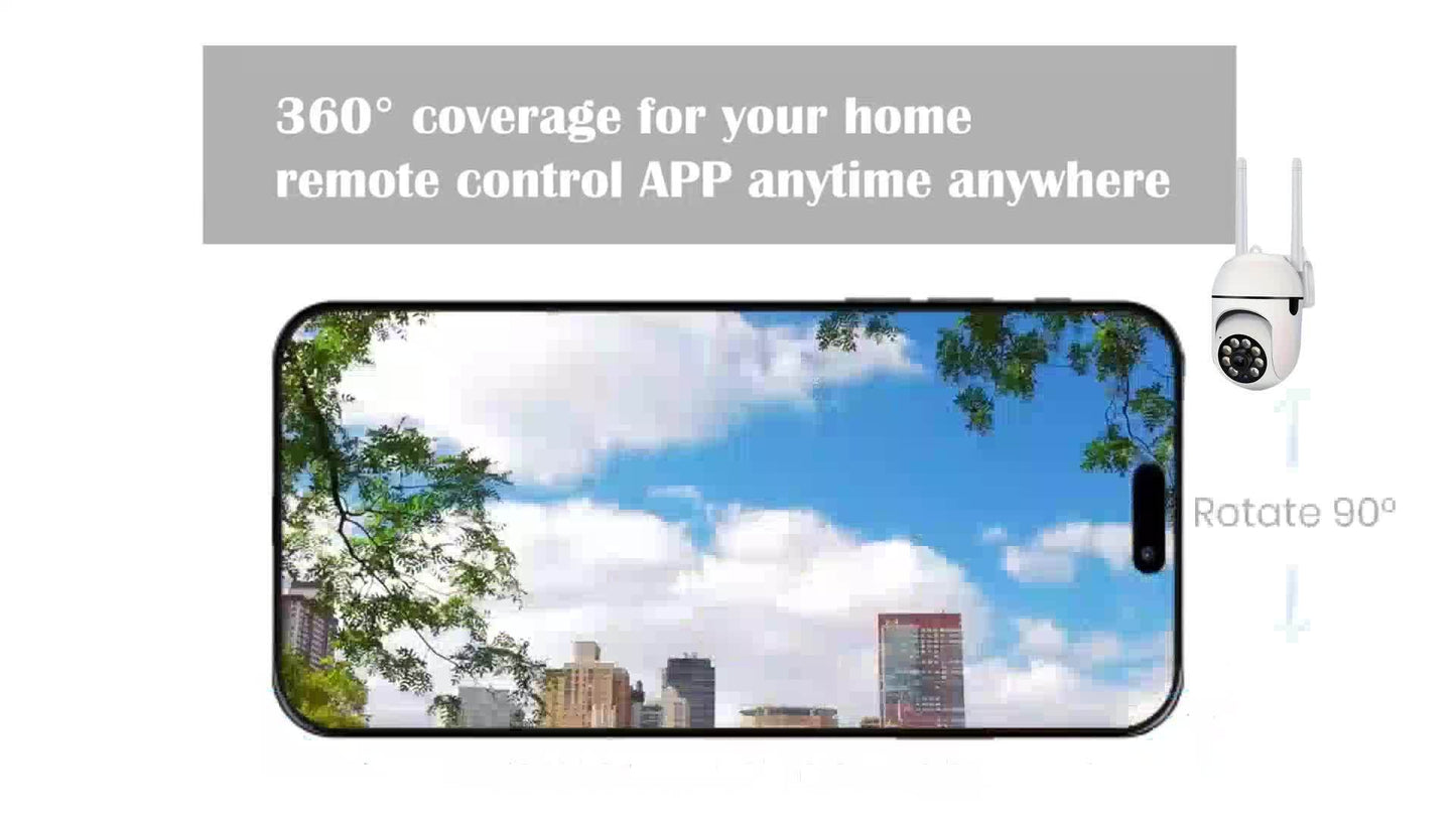 Camera Pro 1080P HD, Supports Wi-Fi, Person/Pet Detection, Day Night Vision,2.4GHz Wi-Fi Connection