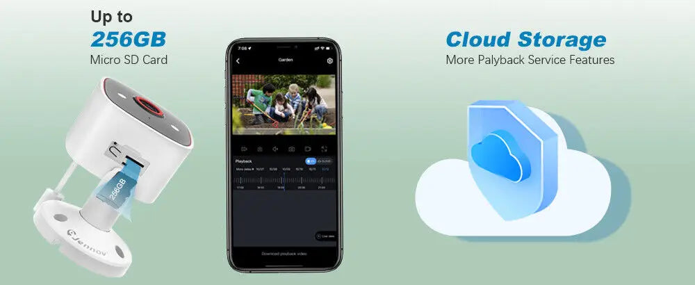 Outdoor/Indoor Security Cameras 2K HD Wireless WiFi Color Night Vision IP66 Waterproof Pet Dog