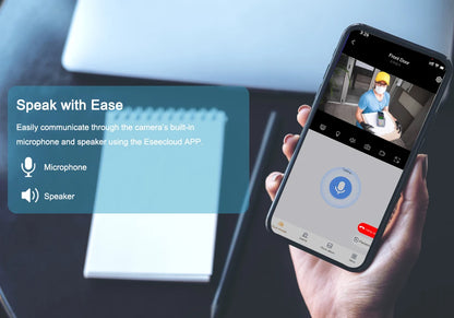 Outdoor/Indoor Security Cameras 2K HD Wireless WiFi Color Night Vision IP66 Waterproof Pet Dog