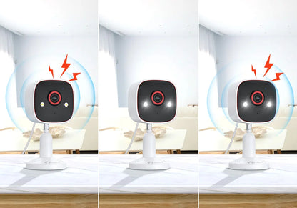 Outdoor/Indoor Security Cameras 2K HD Wireless WiFi Color Night Vision IP66 Waterproof Pet Dog