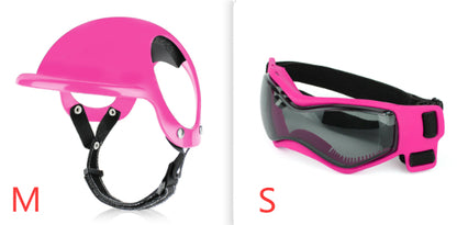 New Dog Cat Motorcycle Safety Helmet Hat Accessories