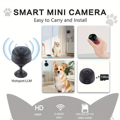 Home Security WiFi Monitoring Camera 1080P High-Definition, 2.4G/5G WiFi, Wide-Angle Monitoring, Remote Observation