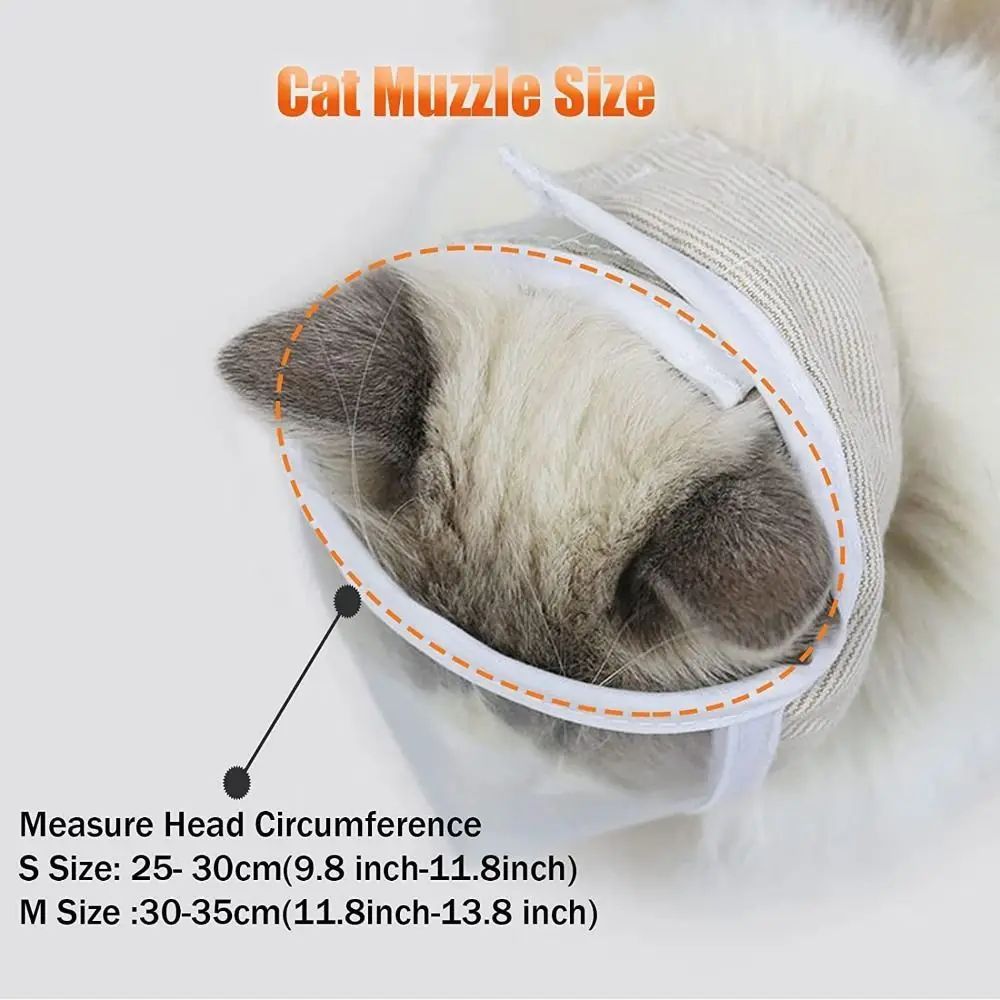 Anti Bite Puppy Kitten Muzzles Mask Pet Product Breathable Bathing Grooming Tools
