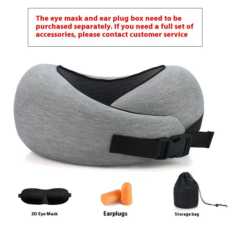 Soft Foam Travel Neck Pillow U Shape Comfortably Sleeping On Plane