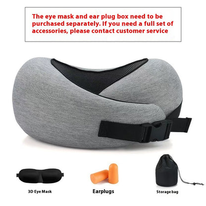 Soft Foam Travel Neck Pillow U Shape Comfortably Sleeping On Plane