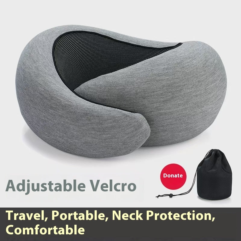 Soft Foam Travel Neck Pillow U Shape Comfortably Sleeping On Plane