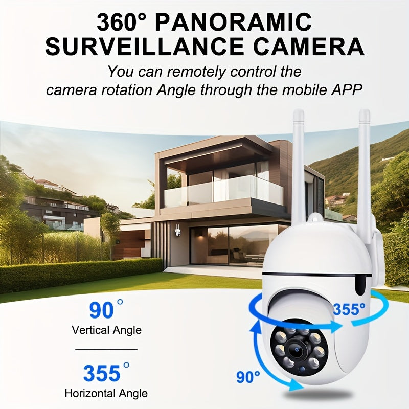 Camera Pro 1080P HD, Supports Wi-Fi, Person/Pet Detection, Day Night Vision,2.4GHz Wi-Fi Connection