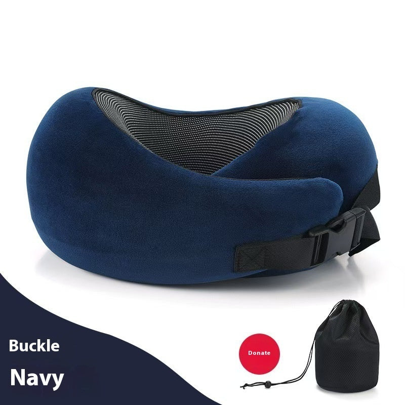 Soft Foam Travel Neck Pillow U Shape Comfortably Sleeping On Plane
