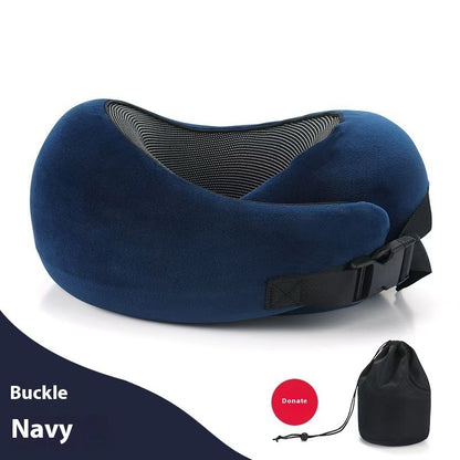 Soft Foam Travel Neck Pillow U Shape Comfortably Sleeping On Plane