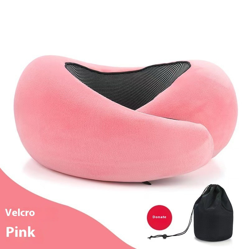 Soft Foam Travel Neck Pillow U Shape Comfortably Sleeping On Plane
