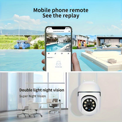 Camera Pro 1080P HD, Supports Wi-Fi, Person/Pet Detection, Day Night Vision,2.4GHz Wi-Fi Connection
