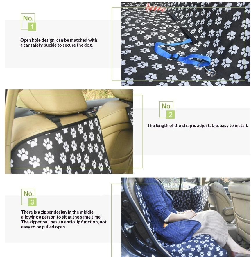 Universal Car Rear Seat Dog Mat