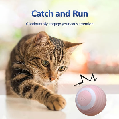 Automatic Rolling Magic Ball Electronic Interactive Cat Toy Cat Game Accessories